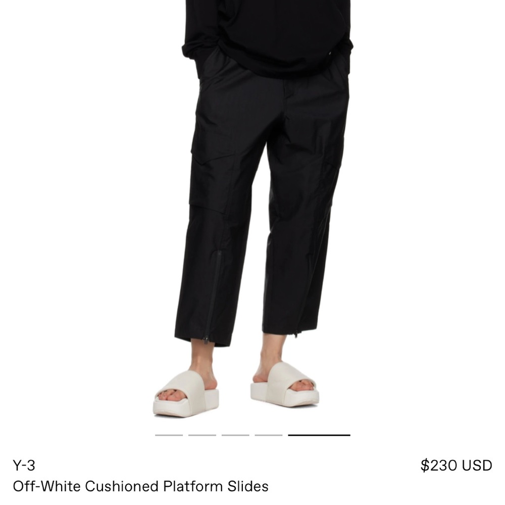 NWT / NIB adidas y-3 platform slides